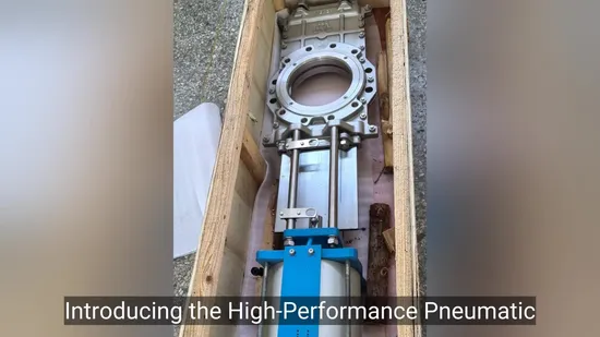 Low Pressure DN50 DN80 DN125 Full Port Heavy Duty Knife Gate Valve